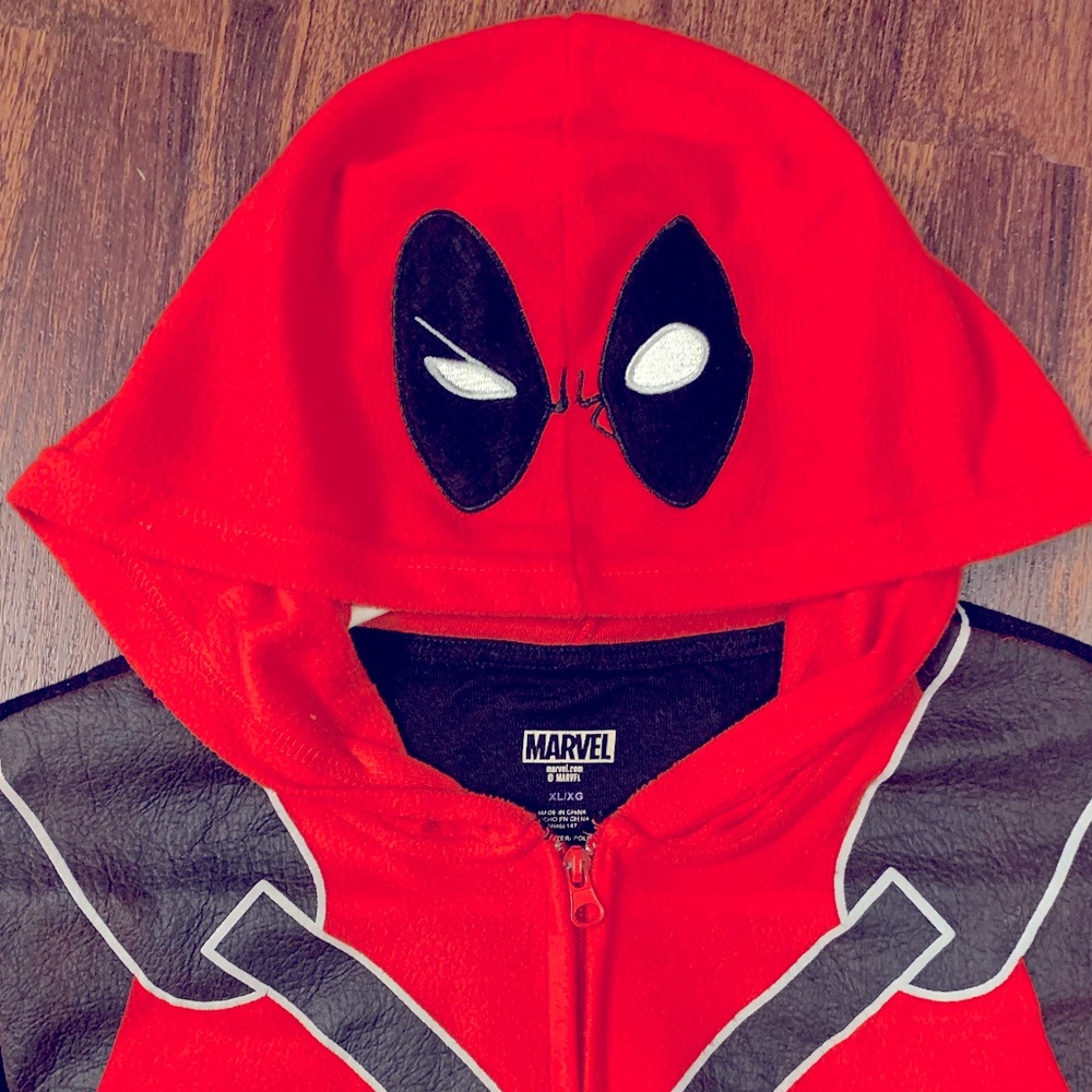 Deadpool Onesie Pajamas Costume Marvel